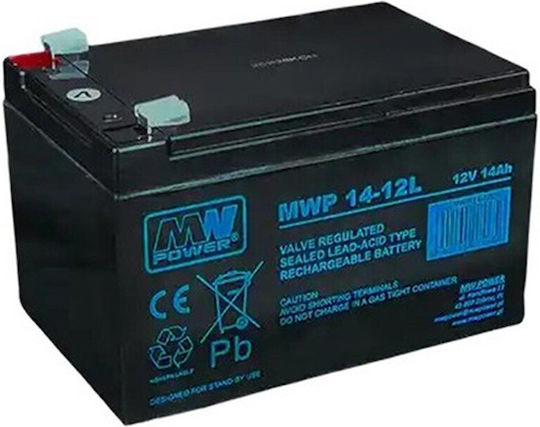 MW Power Acumulator Staționar AGM VRLA 12V 14Ah MWP