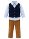Sugar N Spice Baptism Suit for Boys Multicolour