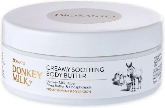 Donkey Moisturizing Body Butter with Shea Butter for Dry Skin 200ml
