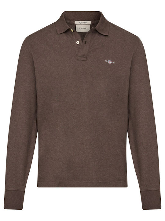 Gant Polo Μπλούζα Καφέ