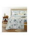 Melinen Single Duvet Set 160x240cm Lesslie Blue 350 GSM