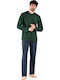 Paul Martin Winter Men's Pyjamas in Cypress Green