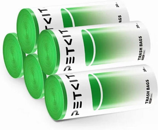 Petkit Roll 20 торбички за отпадъци за котешки тоалетни Petkit Pura Max 2 и Purobot Max Pro 5 броя