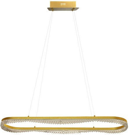 Eko Light Lampă Suspendată Reglabilă Aurie LED cu Lumină Albă Naturală