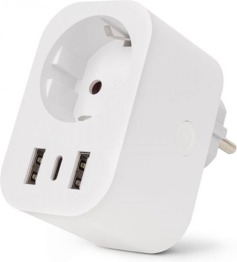 Jager Единичен Контакт с USB-A и USB-C