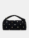 Damen-Hobo-Tasche aus schwarzem Wildleder