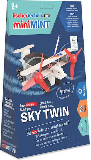Wooden Construction Toy Sky Twin for Children Aged 8+ Years