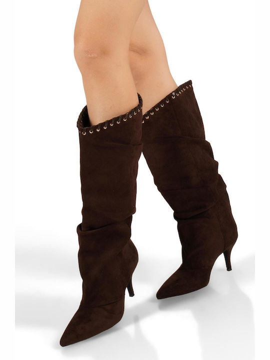 The Shoemart Suede Women's Boots Brown