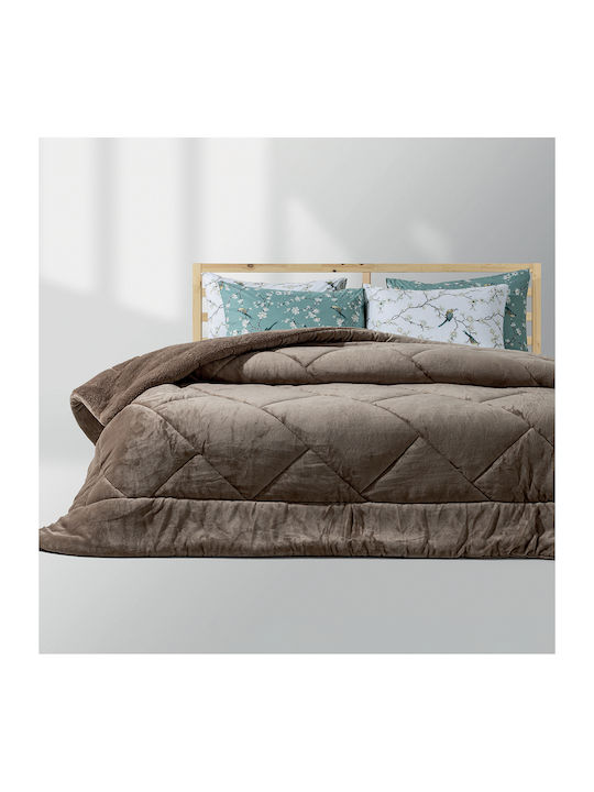 Lino Home Sherpa Comforter Double 220x220cm Erb...