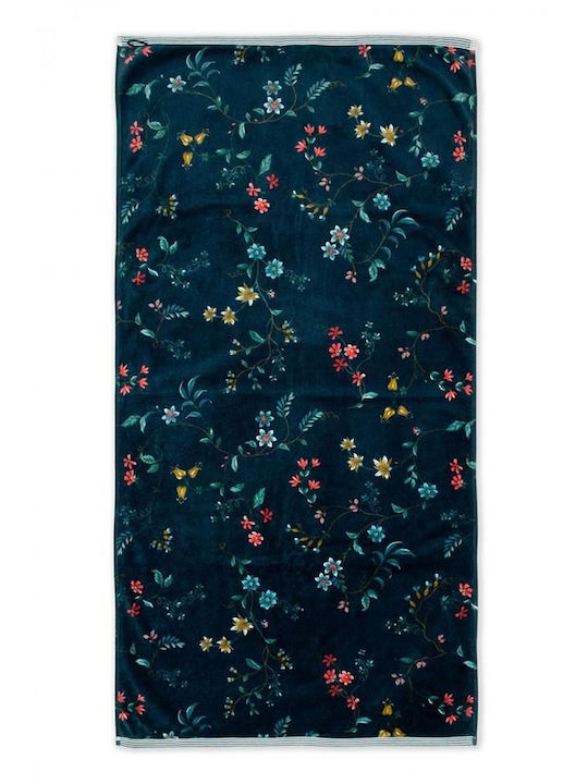 PiP Studio Кърпа за тяло Les Fleurs 70x140 см Т...