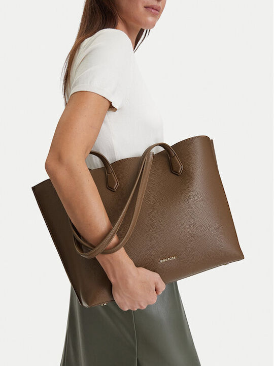 Geantă Shopper Dama Taupe