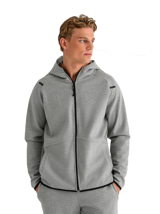BodyTalk Fleece Ζακέτα Γκρι