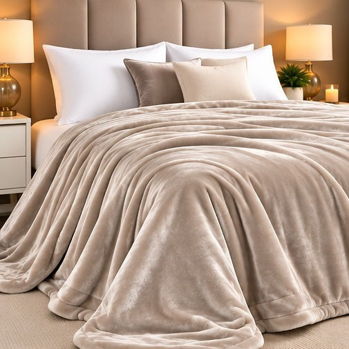 Decotelia Double Blanket 220x240cm Grey-Greige