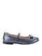 Kids Ballerinas with Adjustable Metal Clasp Grey