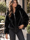 Short Women's Fur Black