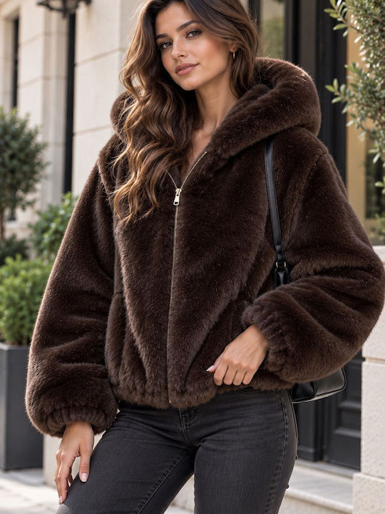 Short Brown Women's Fur