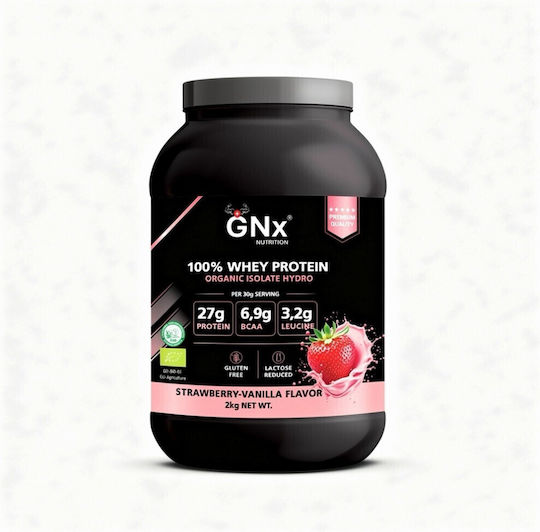 100% Whey Protein Organic Whey Protein Gluten Free Strawberry Vanilla Flavor 2kg