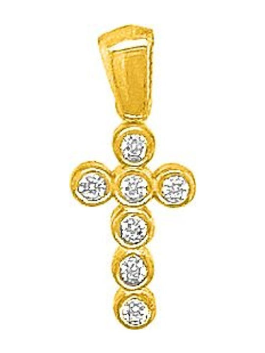 Dio Jewellery Lab Ασημένιος Σταυρός Επιχρυσωμένος Dio Jewellery Lab Ασημένιος Σταυρός Επιχρυσωμένος