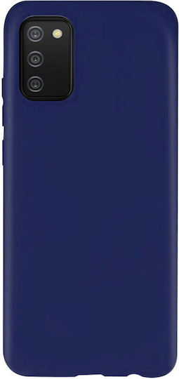 Lemontti Silky Silicone Case Samsung Galaxy A02s Navy