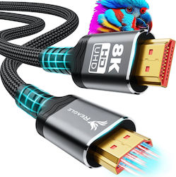 Reagle HDMI Male - HDMI Male 3m Silver Reagle HDMI Male - HDMI Male 3m Silver