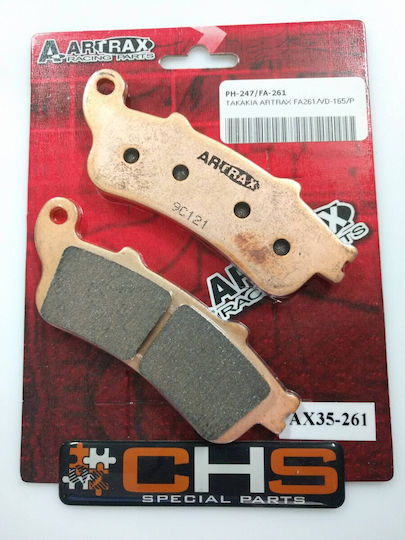 Artrax Fa261-vd-165-ρ-247 Gold Motorcycle Brake Pads