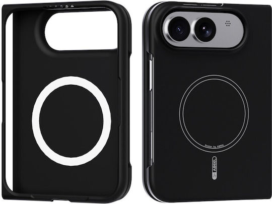 Abeel Back Cover Σιλικόνης Μαύρο (iPhone Duo)
