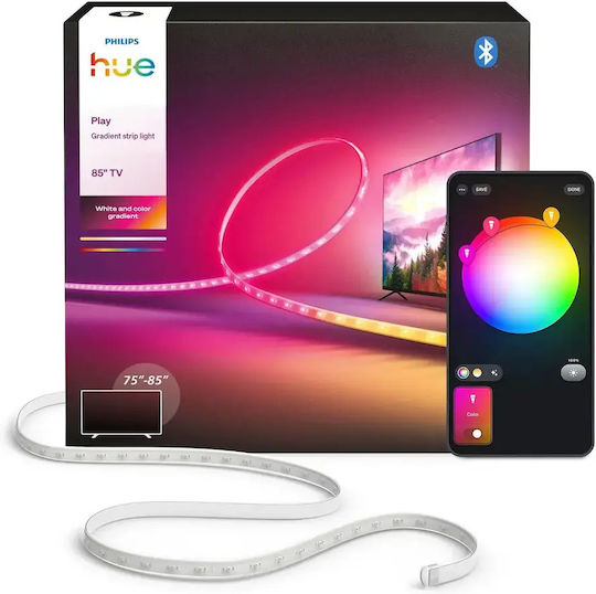 Philips Smart Hue Play TV LED Strip Warm White Light 2.159 m with Power Supply