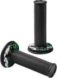Mânere Moto Donut Off-road Negre Verzi 22 mm + ...