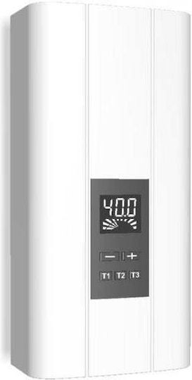 Wijas Pow LCD Multi Wandmontierter Zweiphasen-Durchlauferhitzer für Bad / Küche 15 kW