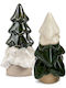 Christmas Decorative Ceramic Tree 2 Pieces