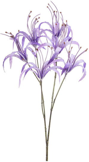 Изкуствено цвете 55 см Emerald Nerine Лилаво 435847