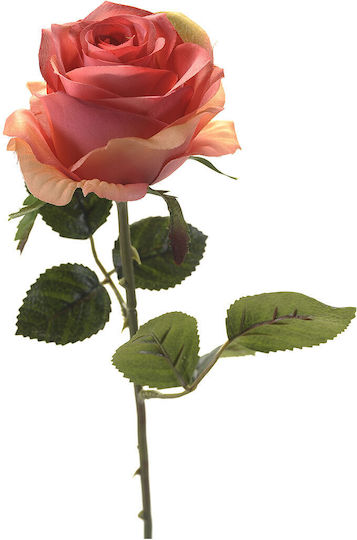 Τεχνητό Λουλούδι 45εκ Emerald Rose Pink 73747 Τεχνητό Λουλούδι 45εκ Emerald Rose Pink 73747