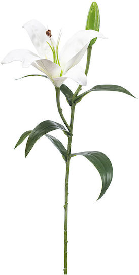 Изкуствено Цвете 56 см Emerald Lily White 433643