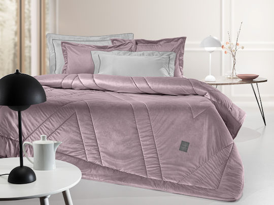 Guy Laroche King Size Quilt 220x240cm Refine Amethyst