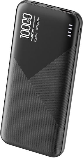 Moxom PB219 Power Bank 10000 mAh 22,5 W mit USB-A-Anschluss und USB-C-Anschluss mit Power Delivery
