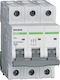 Noark Ex9bn 3p B20 20a 6ka – Dreipoliger Leitungsschutzschalter Charakteristik B