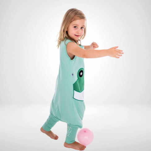 Baby Bliss Blissjump Winterschlafsack mit Beinen 2,5 Tog Grau