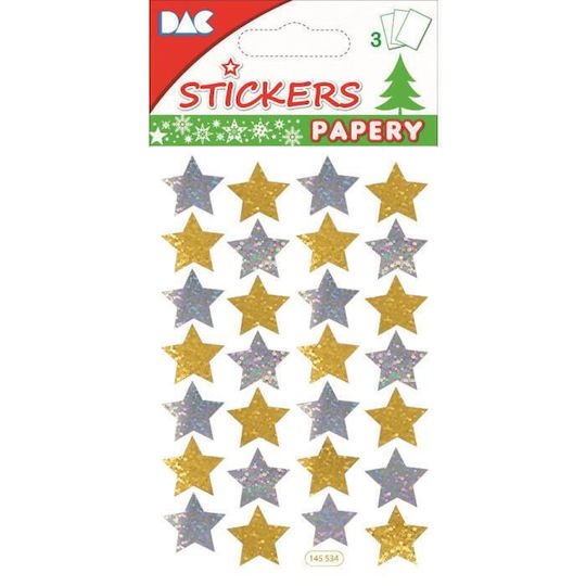 Papery Christmas Stickers 8x13cm 145534