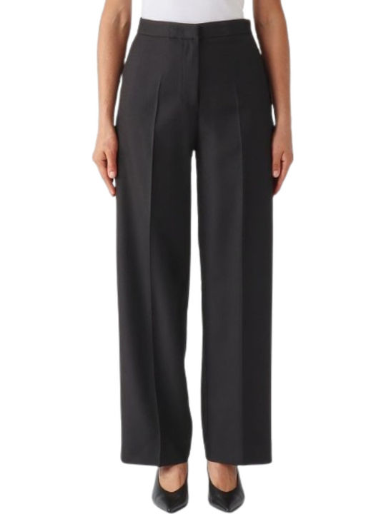 Women's Fabric Trousers Black