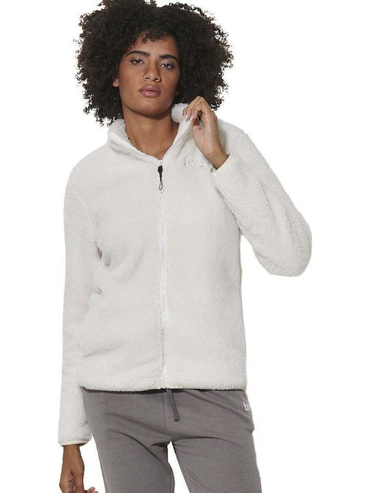 Body Action Fleece Γυναικεία Ζακέτα με Φερμουάρ...