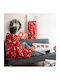 Palamaiki Rudolph Sherpa Blanket with Sleeves 90x100cm Red
