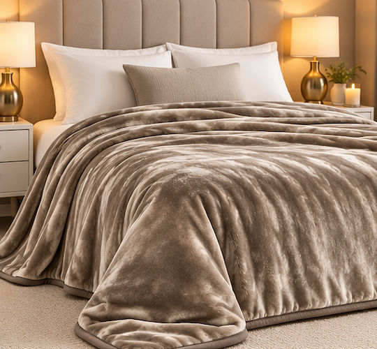 Decotelia Single 160x240cm Cappuccino Decotelia Single 160x240cm Cappuccino