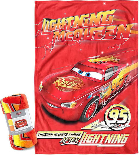 Disney Cars Red Fleece Blanket 150x100cm