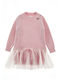Girls Tulle Flower Girl Dress Pink