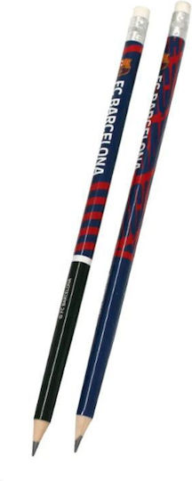 Back Me Up Barcelona FC Pencil With Eraser 2 Designs