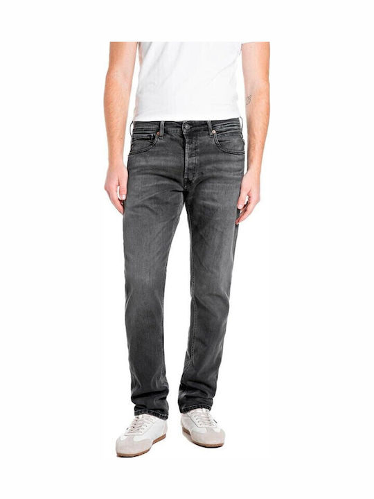 Replay Παντελόνι Τζιν Regular Straight Fit Grey