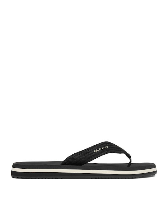 Gant Brodale Herren-Flip-Flops Schwarz