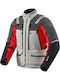 Defender 4 Men's Cordura Motorcycle Jacket, 4-Season, Waterproof, Anthracite/Red