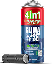 Climaset Agent Frigorific pentru Aer Condiționat R134a Gaz de Înlocuire Dispozitiv de Schimbare a Agentului Frigorific 4 în 1 Agent Frigorific pentru Aerul Condiționat al Mașinii și Autorulotei Încărcare Aer Condiționat Auto Etanșant cu Colorant UV Agent Frigorific Climaset Agent Frigorific pentru Aer Condiționat R134a Gaz de Înlocuire Dispozitiv de Schimbare a Agentului Frigorific 4 în 1 Agent Frigorific pentru Aerul Condiționat al Mașinii și Autorulotei Încărcare Aer Condiționat Auto Etanșant cu Colorant UV Agent Frigorific