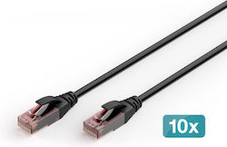 Digitus U/UTP Cat.6 Ethernet Cable 2m Black Digitus U/UTP Cat.6 Ethernet Cable 2m Black